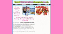 Desktop Screenshot of candyscrumptiousbouquets.co.uk