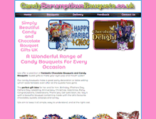 Tablet Screenshot of candyscrumptiousbouquets.co.uk